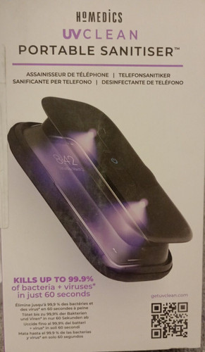 Homedics portable clean - uv,