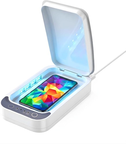 Portable phone cleaning box - phone,