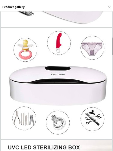 Usb light sanitizer case - uv,